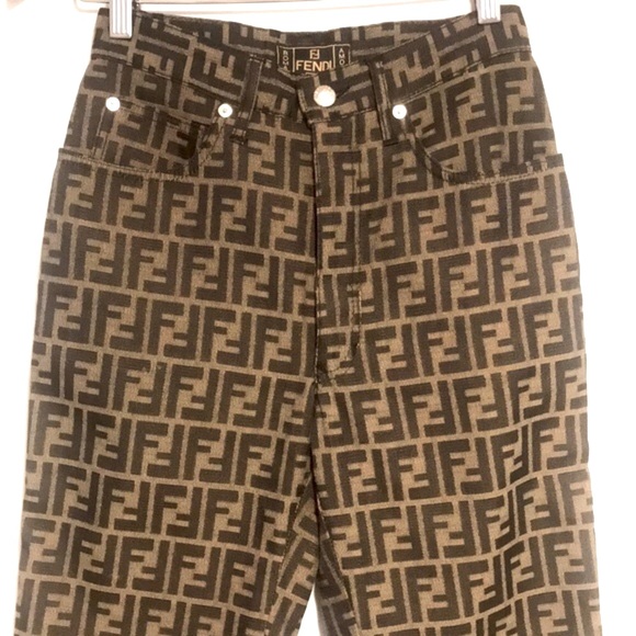 Fendi Monogram High Waisted Pants - Picture 4 of 9